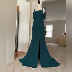 Allure Bridal style 1687 Spruce Green Prom Bridesmaid Dress NWT